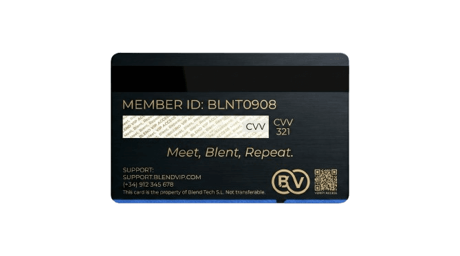 Blent card back
